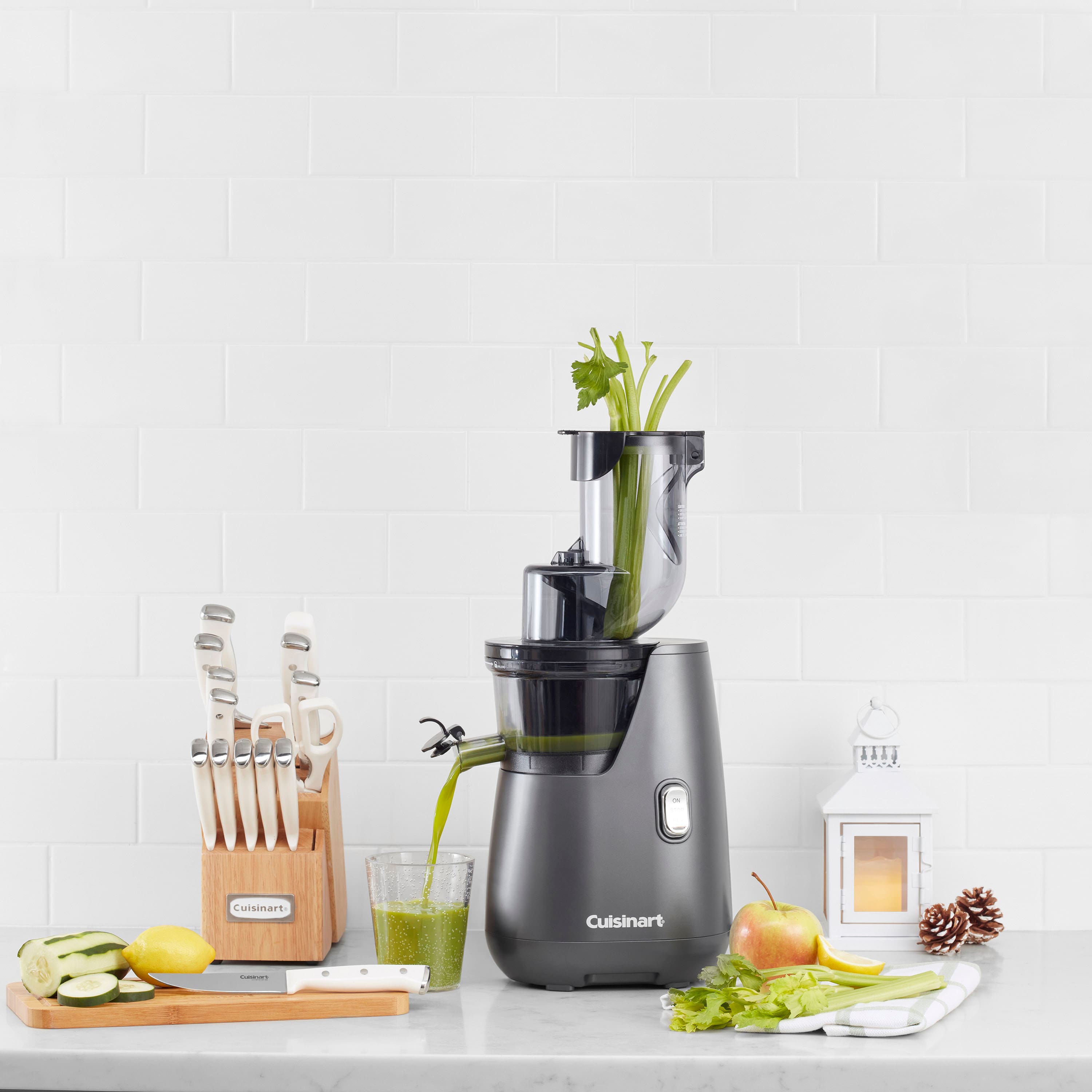 Alt View 13. Cuisinart - Easy Clean Slow Juicer - Gray.