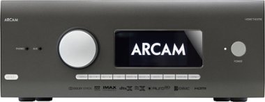 Arcam - HDA 770W 9.1.6-Ch. Bluetooth capable With Google Cast and 8K Ultra HD HDR Compatible A/V Home Theater Receiver - Gray - Front_Zoom