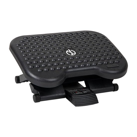 Mount-it! Ergonomic Under Desk Footrest, Height Adjustable Office Foot Rest  With 3 Height Levels