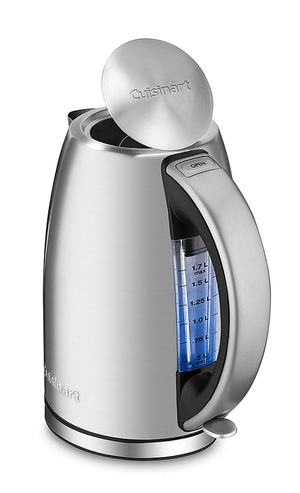 Alt View 12. Cuisinart - Electric Cordless Tea Kettle - Silver.