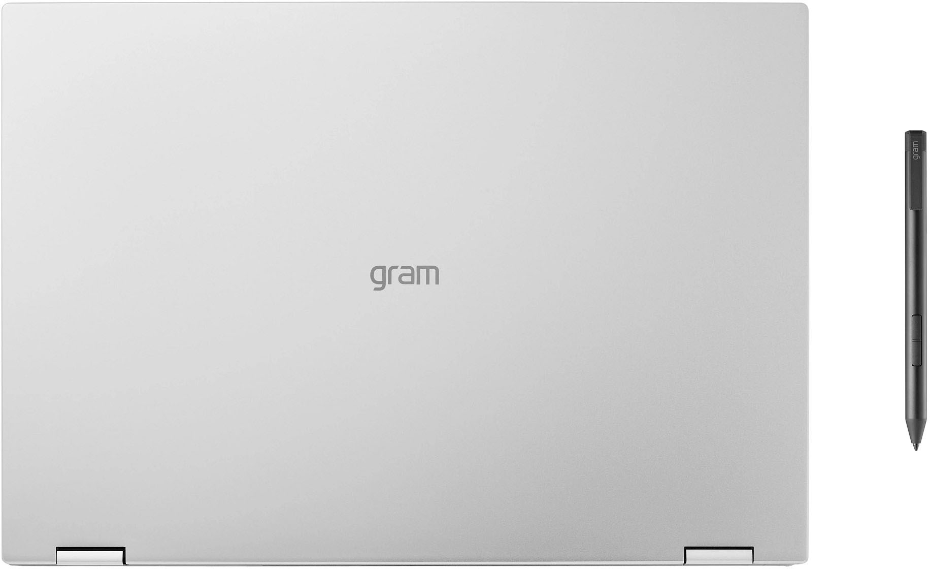 Angle View: LG - gram 2-in-1 16” WQXGA Laptop – Intel Evo Platform Core i7 – 16GB RAM – 2TB NVMe Solid State Drive