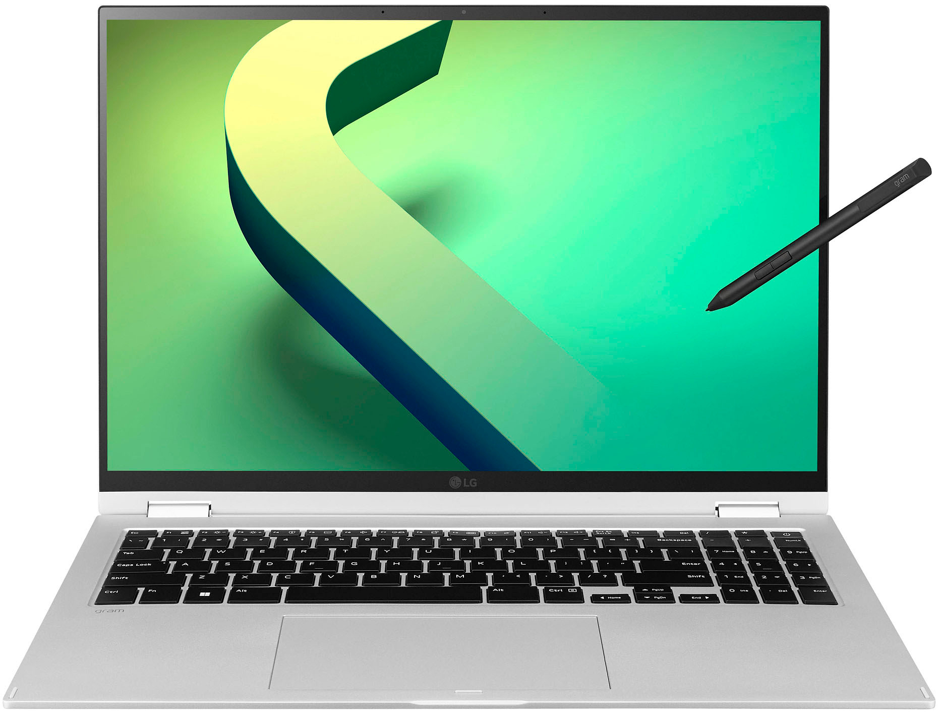 LG – gram 2-in-1 16” WQXGA Laptop – Intel Evo Platform Core i7 – 16GB RAM – 2TB NVMe Solid State Drive