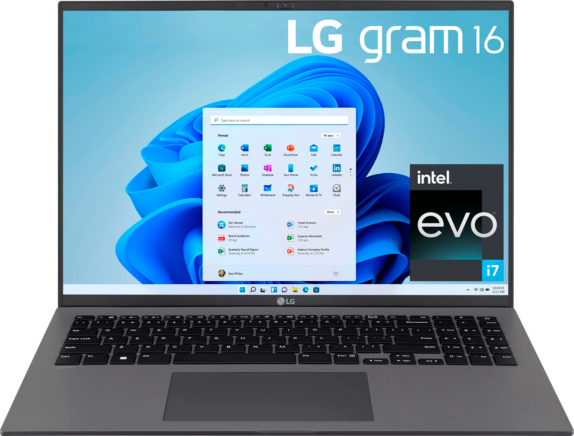 LG – gram 16” Ultra lightweight Laptop – Intel Evo Platform 12th Gen Intel Core i7 – 16GB RAM – 1TB NVMe SSD
