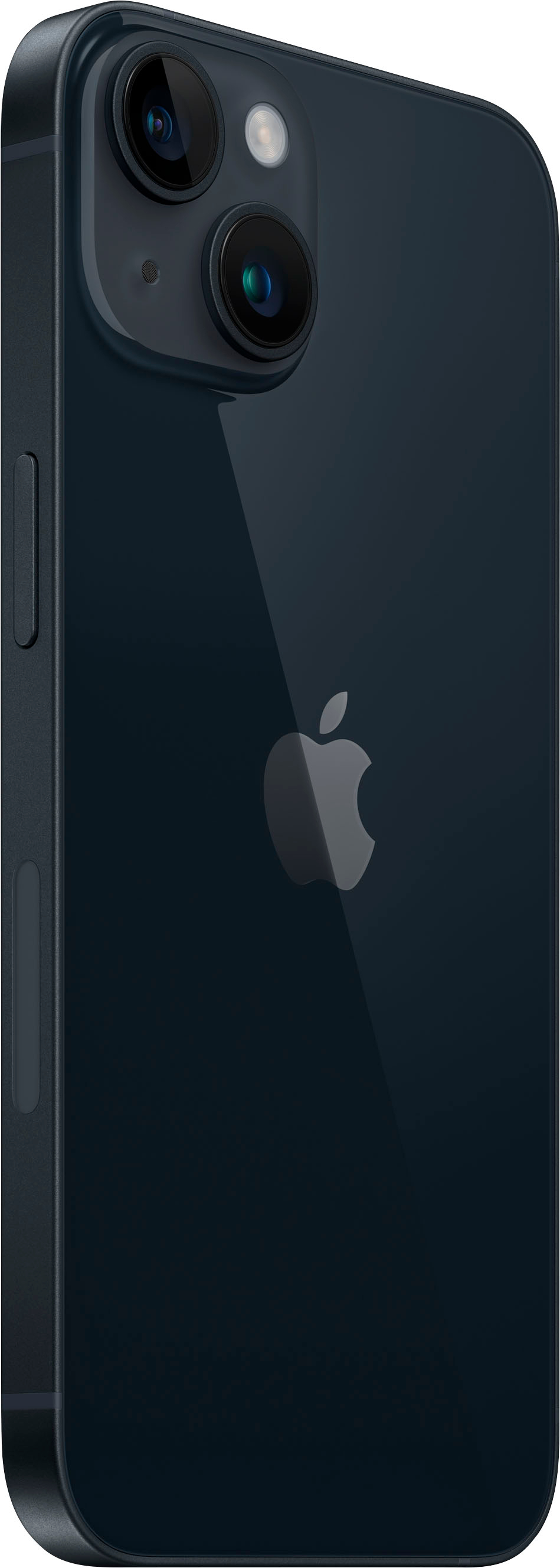 Left View: Apple - iPhone 14 256GB - Midnight (AT&T)