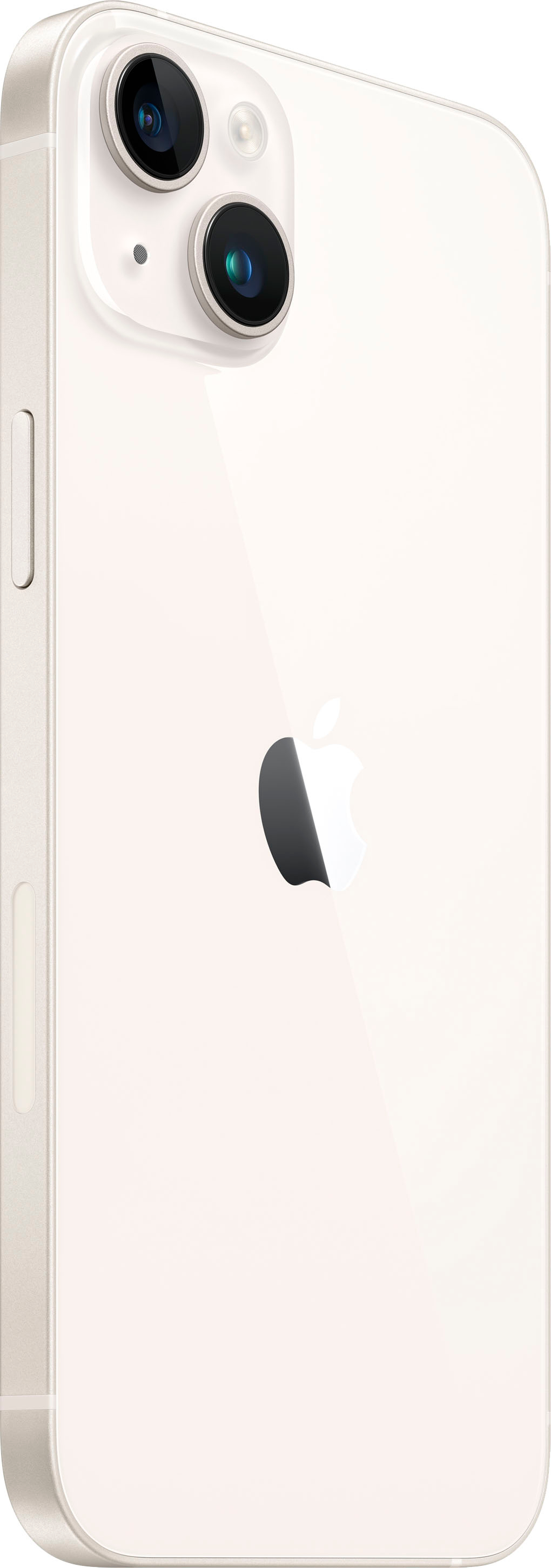 Left View: Apple - iPhone 14 Plus 256GB - Starlight (AT&T)