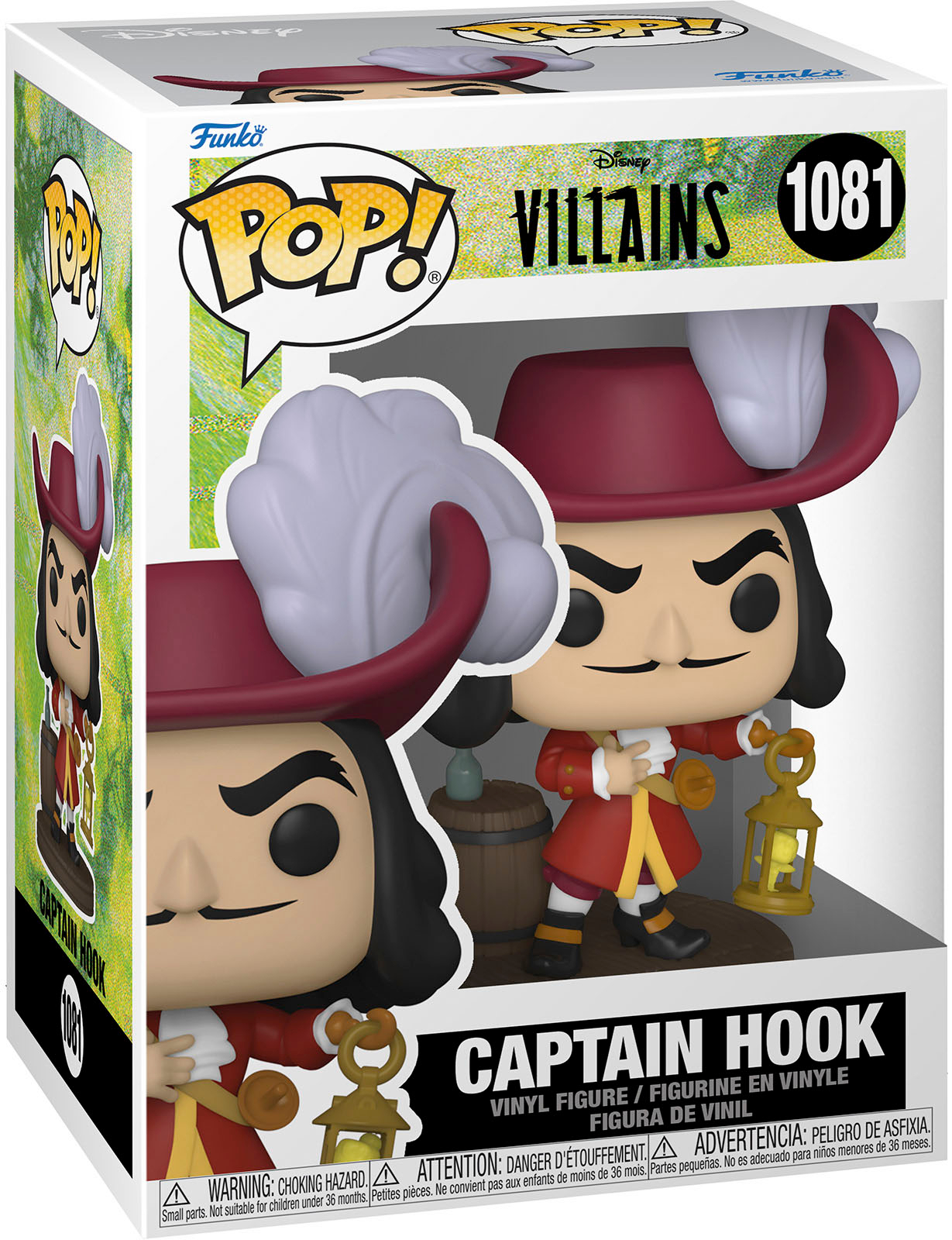 Angle View: Funko - POP Disney: Villains- Captain Hook