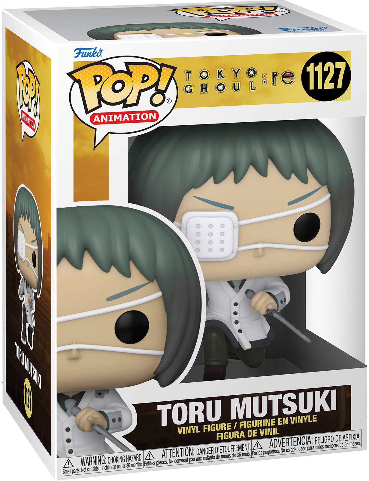 Angle. Funko - POP Animation: Tokyo Ghoul:Re- Tooru Mutsuki.