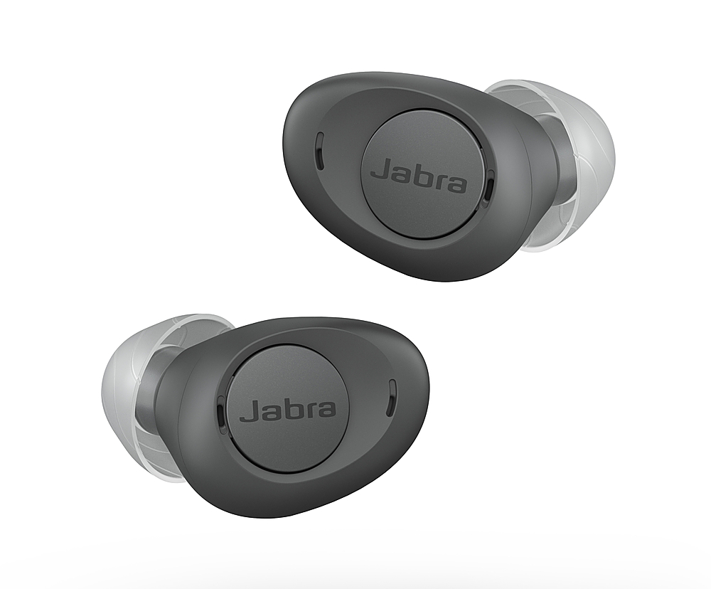 Angle View: Jabra - Enhance Plus Self-fitting OTC Hearing Aids With iPhone Streaming For Music & Calls - Dark Grey