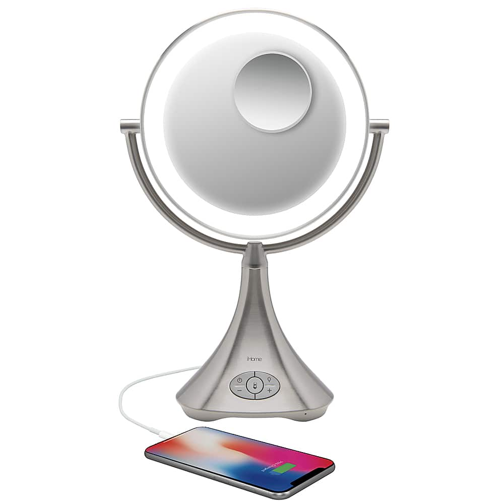 Vanity Planet - LED Mini Travel Mirror - White