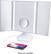 Alt View 17. iHome - REFLECT TRIFOLD Vanity Speaker with Bluetooth, Speakerphone, and USB Charging - White.
