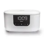 Front. iHome - POWERUVC II 360° UV-C Sanitizer with USB Charging - White.