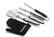 Angle. Cuisinart - 3 Piece Grilling Tool Set with Grill Glove - black.