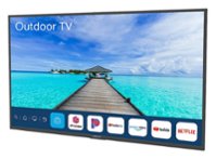 Peerless-AV - 55" Neptune Partial Sun 4K HDR Outdoor Smart TV – Comes with FREE Outdoor Tilting Wall Mount - Front_Zoom