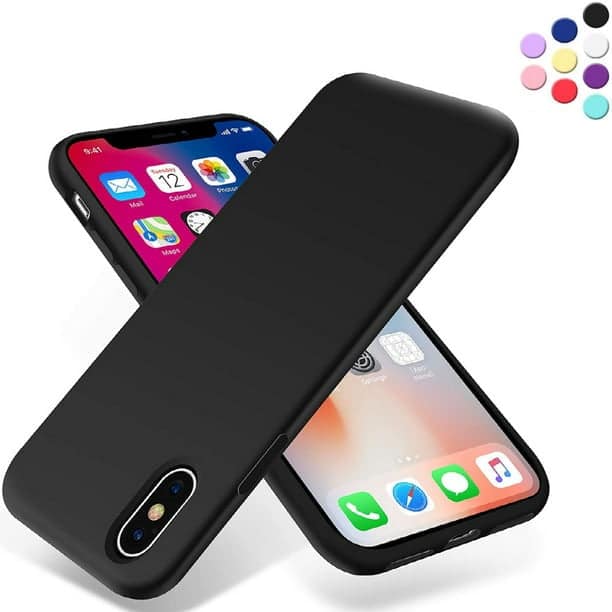 Entronix - Liquid Silicone Case for iPhone X/XS - Soft-Touch Protection - Black price history on PriceWatchPro