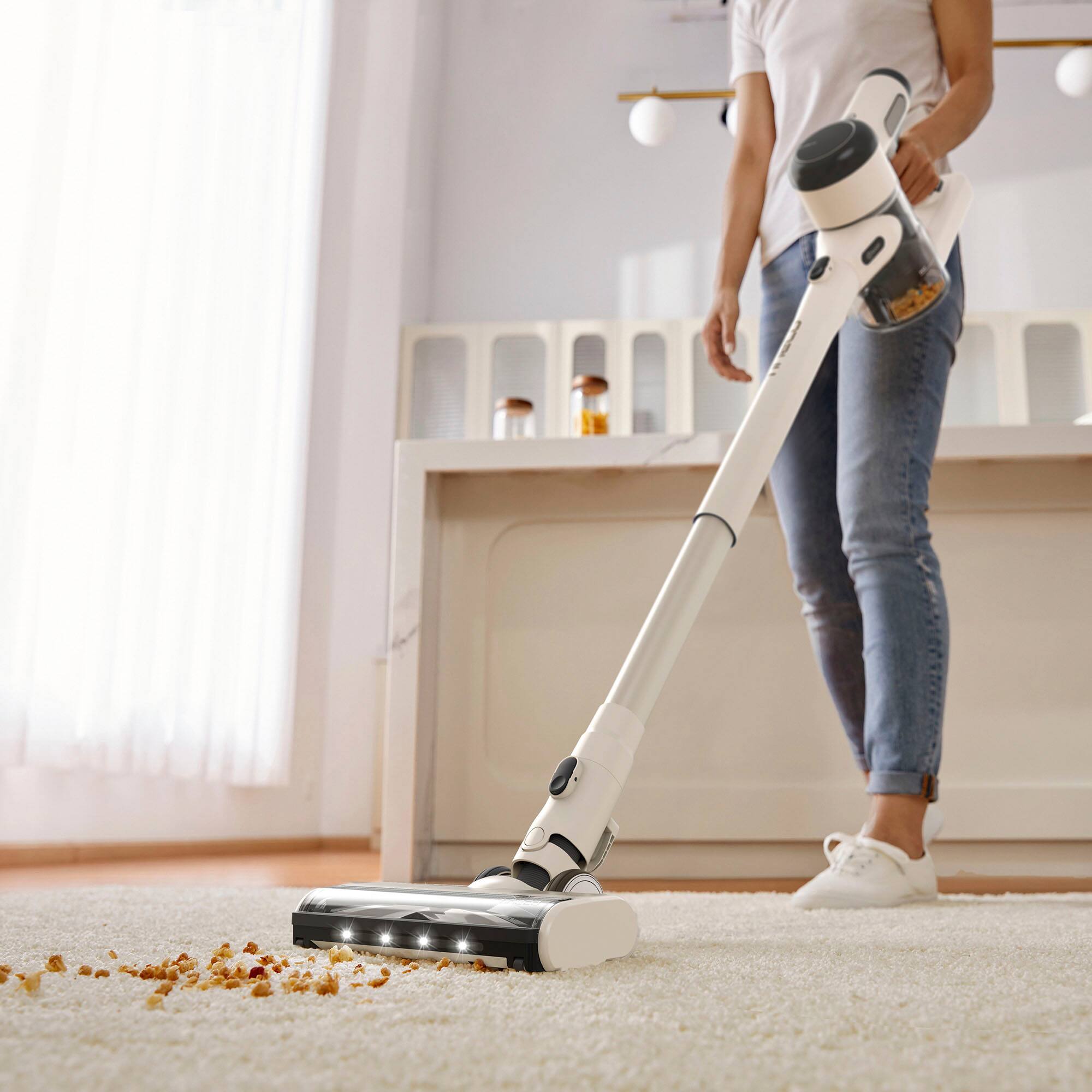 Alt View 13. Tineco - Pure One X Dual Smart Cordless Stick Vacuum - White.