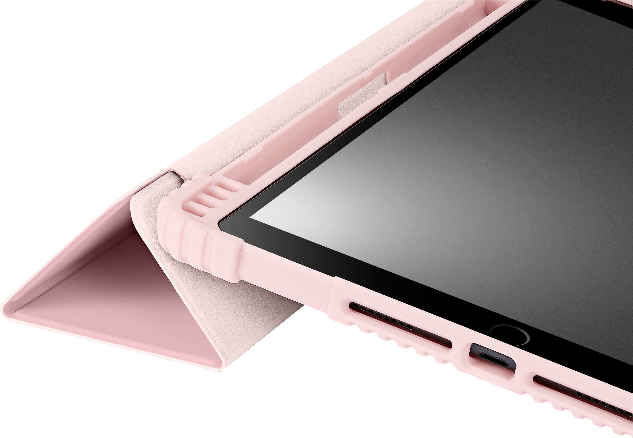 Alt View 14. Modal™ - Folio Case for Apple iPad 10.2" (7th, 8th, 9th Gen) & Apple iPad Air 10.5" (3rd Gen) - Pink.