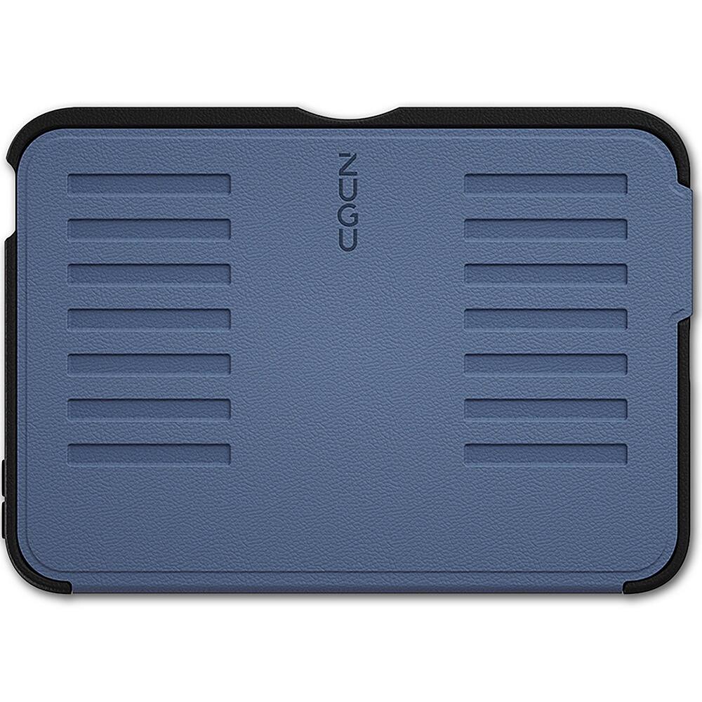 Front. ZUGU - Slim Protective Case for Apple iPad Mini Case (6th Generation, 2021) - Slate Blue.