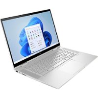 HP - ENVY x360 2-In-1 15.6" Touch-Screen Laptop - Intel Core i7-1260P - 12GB Memory - 512GB  SSD - Natural silver - Front_Zoom