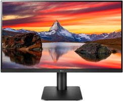 LG - 27” Full HD IPS Monitor with AMD FreeSync - Black - Front_Zoom
