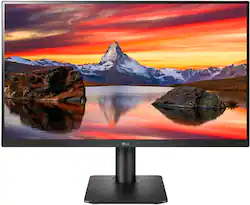 LG - 27” IPS LED FHD 75Hz AMD FreeSync Monitor (HDMI, DisplayPort) - Black - Front_Zoom