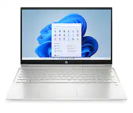 HP - Pavilion 15.6" Touch-Screen Laptop - Intel Core i5-1235U - 8GB Memory - 256GB SSD - Ceramic White