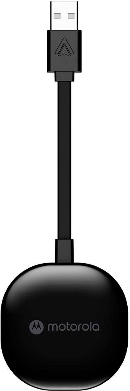 Alt View 12. Motorola - Wireless Car Adapter for Android Auto - Black.