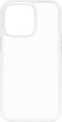 Modal™ - Hard-Shell Case for iPhone 13 Pro - White/Clear - Front_Zoom