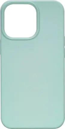 Front. Modal™ - Liquid Silicone Case for iPhone 13 Pro - Light Green.