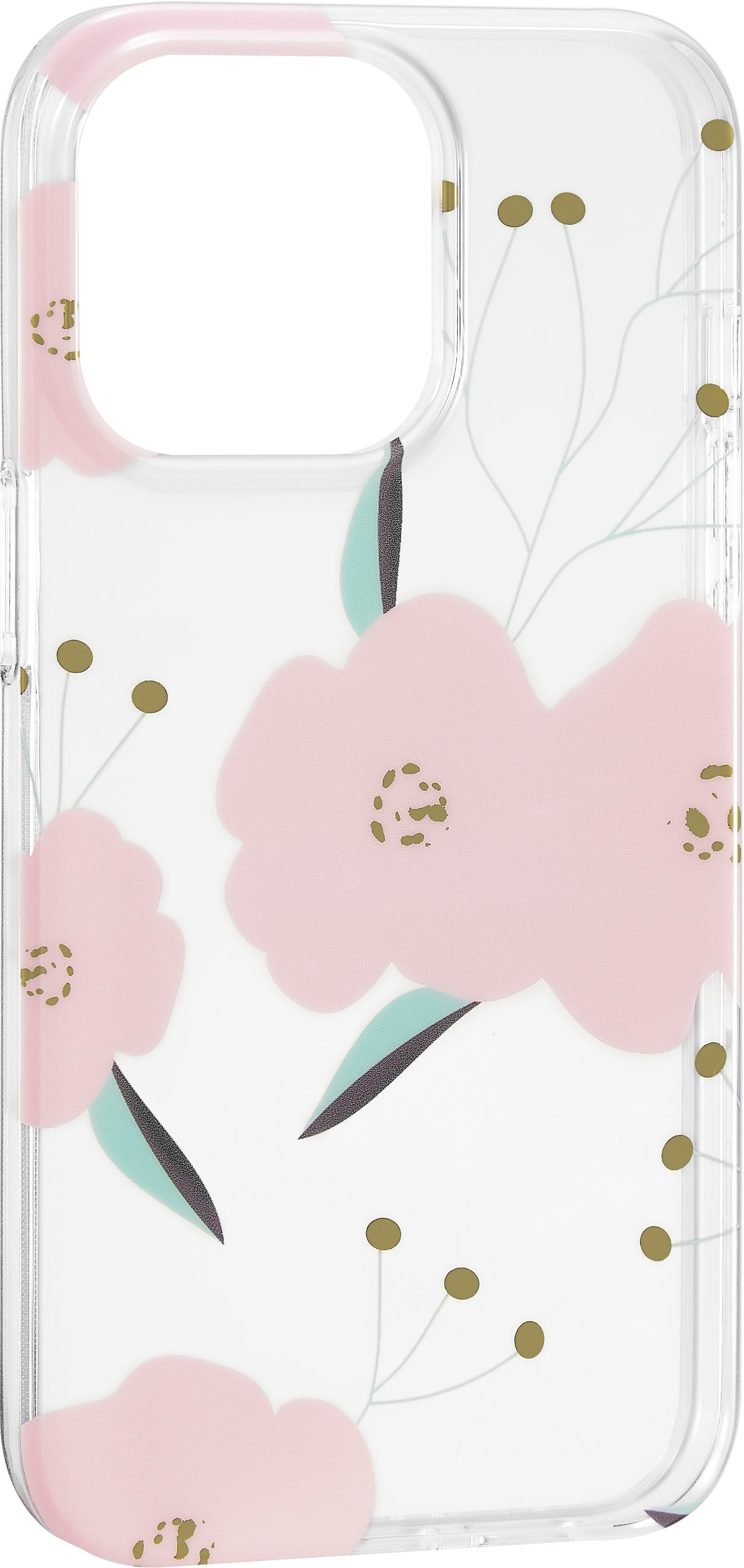 Angle View: Modal™ - Hard-Shell Case for iPhone 13 Pro - Flower