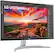 Back. LG - 27” IPS LED 4K UHD AMD FreeSync Monitor with HDR (HDMI, DisplayPort, USB) - White.