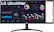 Front. LG - 34" IPS LED UltraWide FHD 100Hz AMD FreeSync Monitor with HDR (HDMI, DisplayPort) - Black.