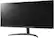 Left. LG - 34" IPS LED UltraWide FHD 100Hz AMD FreeSync Monitor with HDR (HDMI, DisplayPort) - Black.