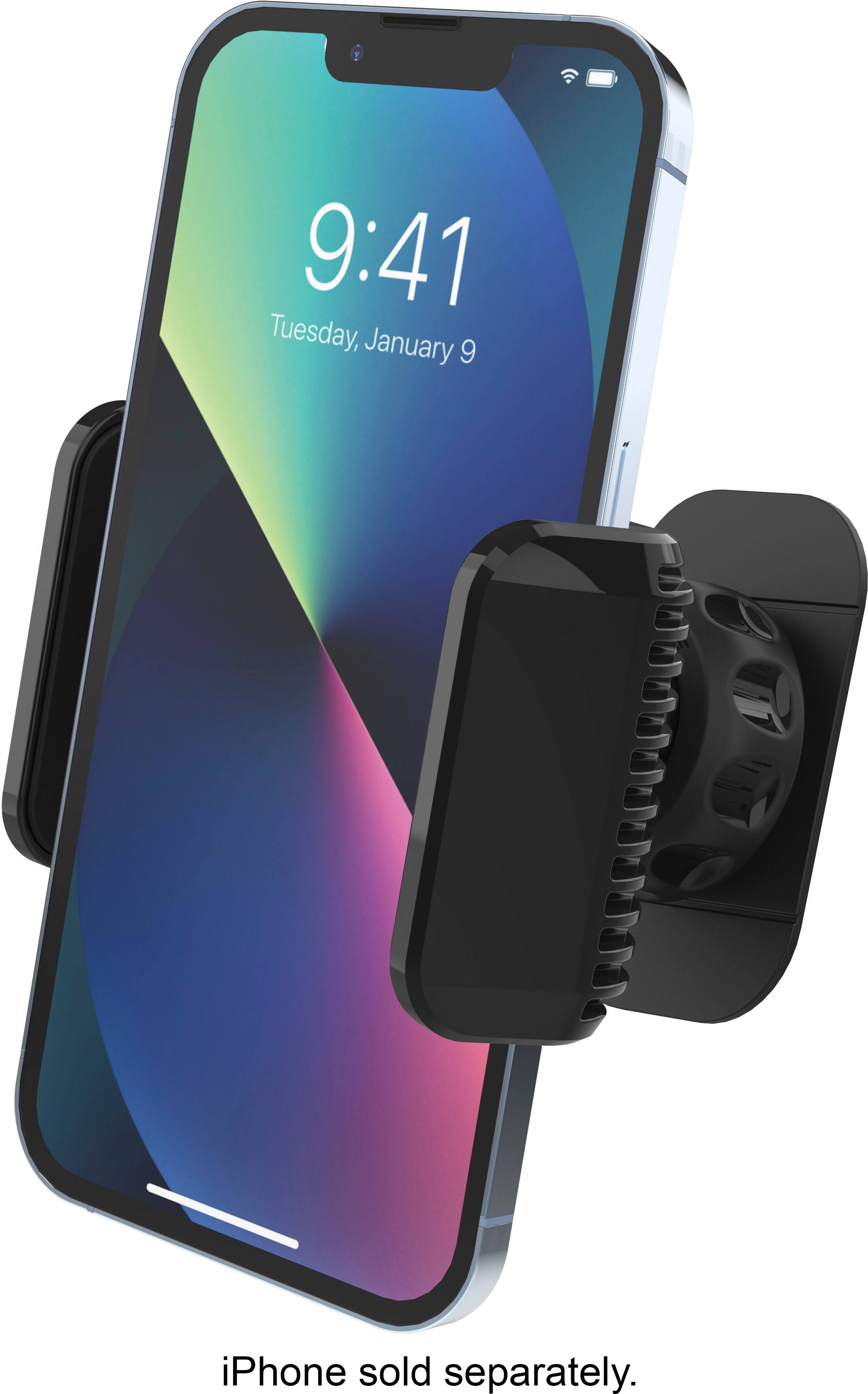 Angle. Scosche - Universal Grip 2 in 1 Dash/Vent Car Mount for Mobile Phones - Black.