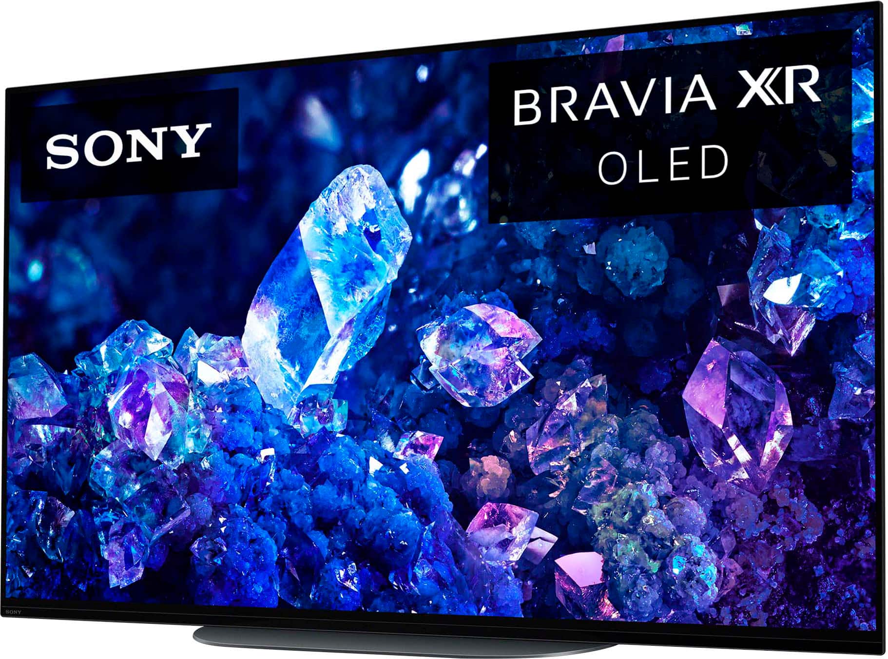 Angle. Sony - 48" Class BRAVIA XR A90K OLED 4K UHD Smart Google TV - Black.