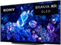 Angle. Sony - 42" Class BRAVIA XR A90K OLED 4K UHD Smart Google TV - Black.