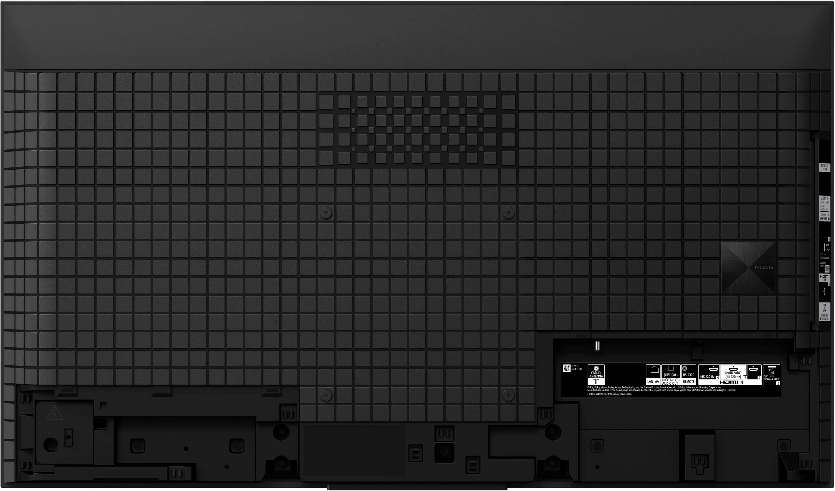 Alt View 3. Sony - 42" Class BRAVIA XR A90K OLED 4K UHD Smart Google TV - Black.