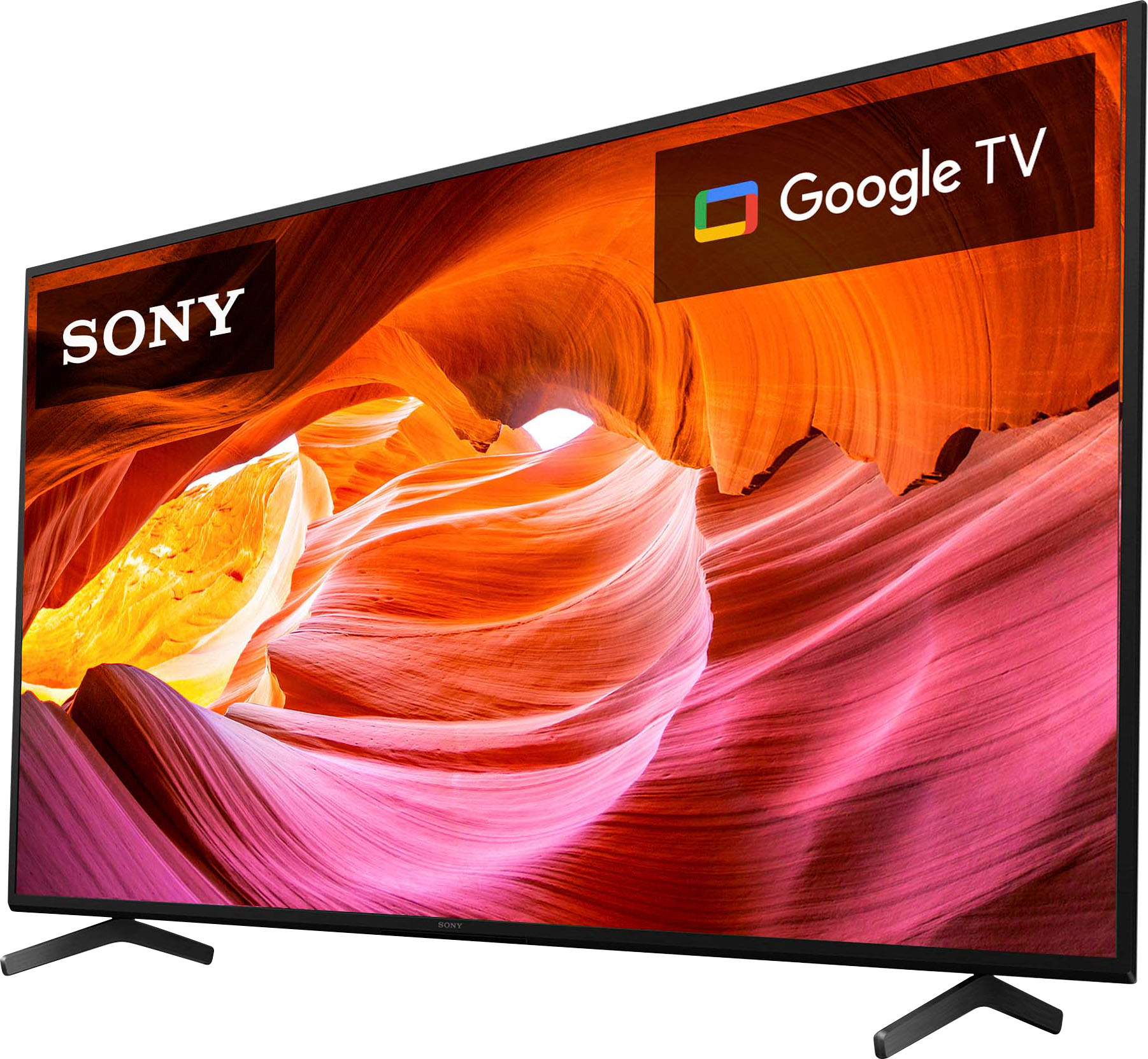 Angle View: Sony - 55" Class X75K 4K HDR LED Google TV