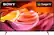 Front. Sony - 55" Class X75K LED 4K UHD Smart Google TV - Black.