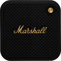 Marshall - Willen Portable Bluetooth Speaker - Black/Brass - Front_Zoom