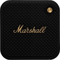 Marshall - Willen BT Portable Speaker - Black & Brass - Front_Zoom