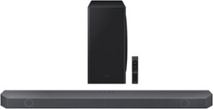 Samsung - 5.1.2 Ch Soundbar with Wireless Dolby Atmos/ DTS:X - Black - Front_Zoom