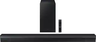 Front. Samsung - HW-B650/ZA 3.1 Channel Soundbar with Wireless Subwoofer, Dolby 5.1 / DTS Virtual:X - Black.