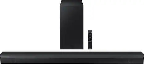 Front. Samsung - HW-B650/ZA 3.1 Channel Soundbar with Wireless Subwoofer, Dolby 5.1 / DTS Virtual:X - Black.