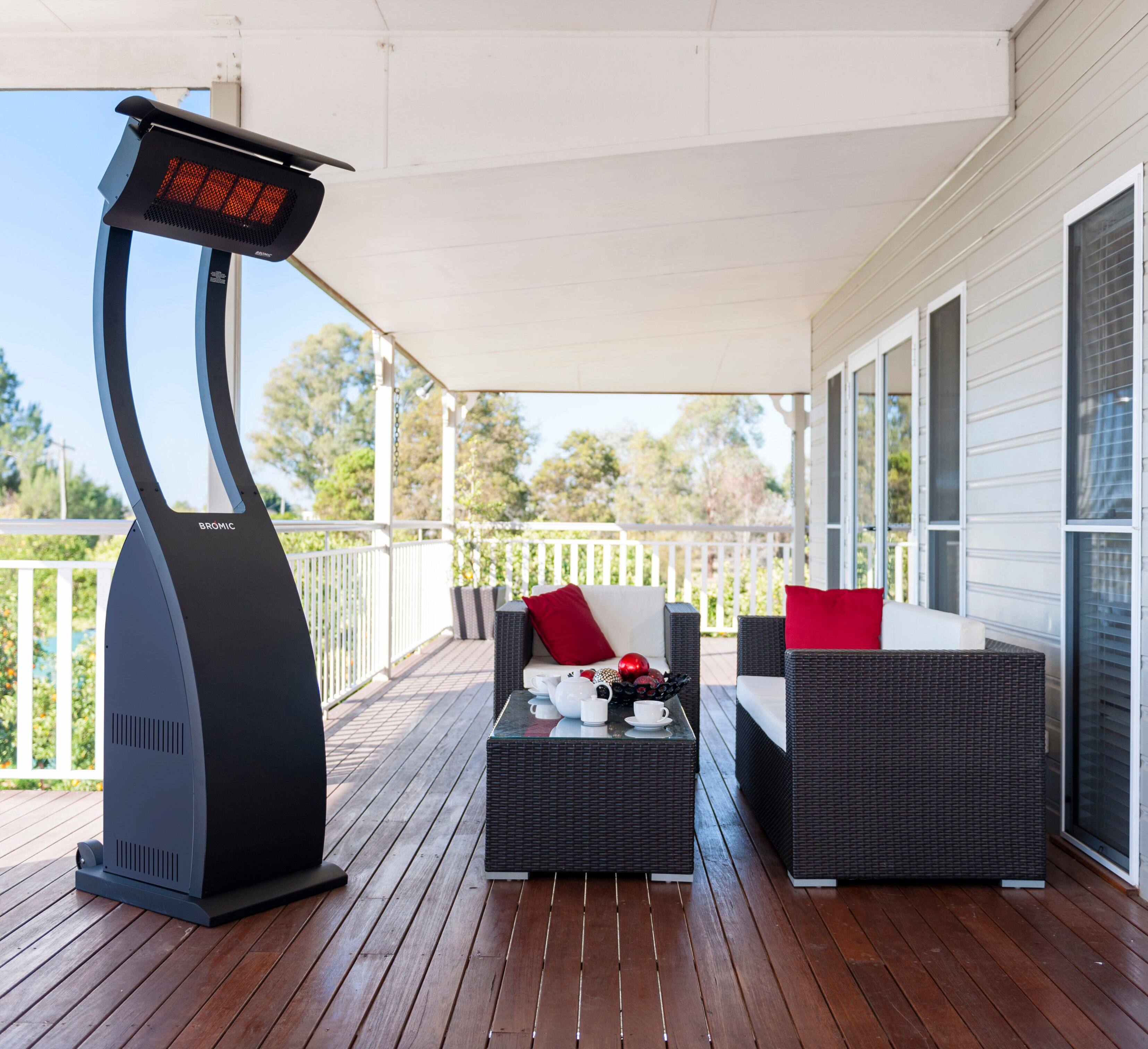 Alt View 12. Bromic Heating - Outdoor Heater - Tungsten Portable Cover Only - Black.