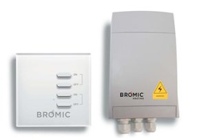 Bromic Heating - Wireless On Off Controller - 4 Channels - White - Front_Zoom