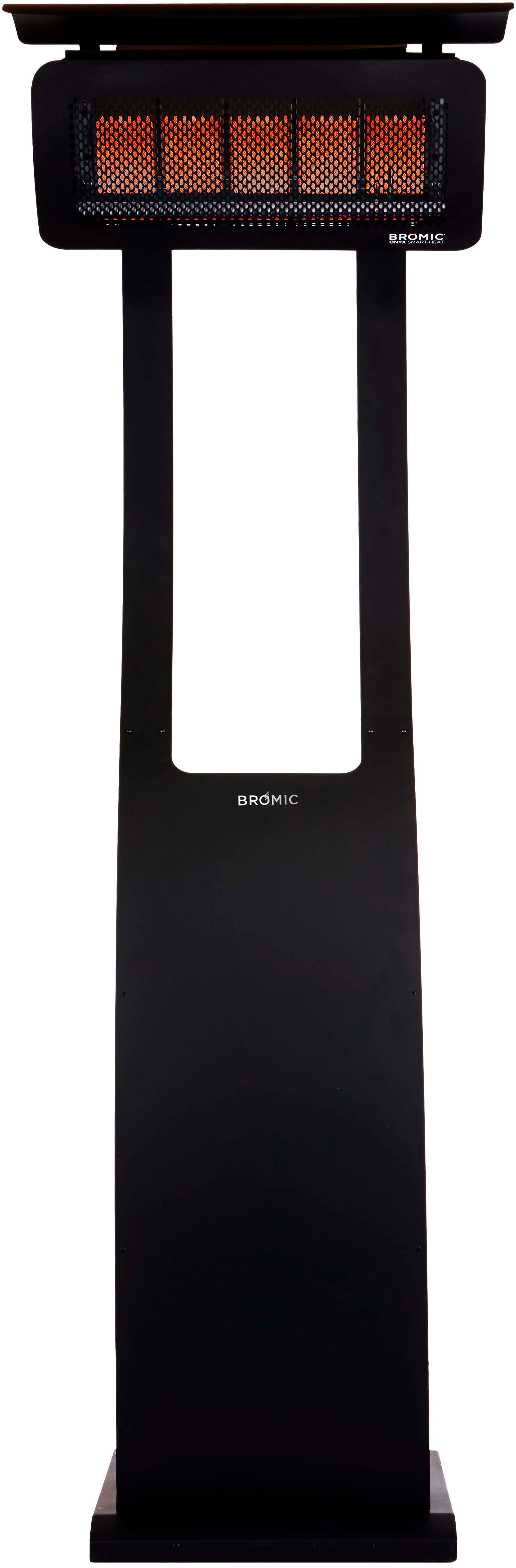 Angle. Bromic Heating - Outdoor Heater - Tungsten Portable - LPG - 38,500 BTU - Black.