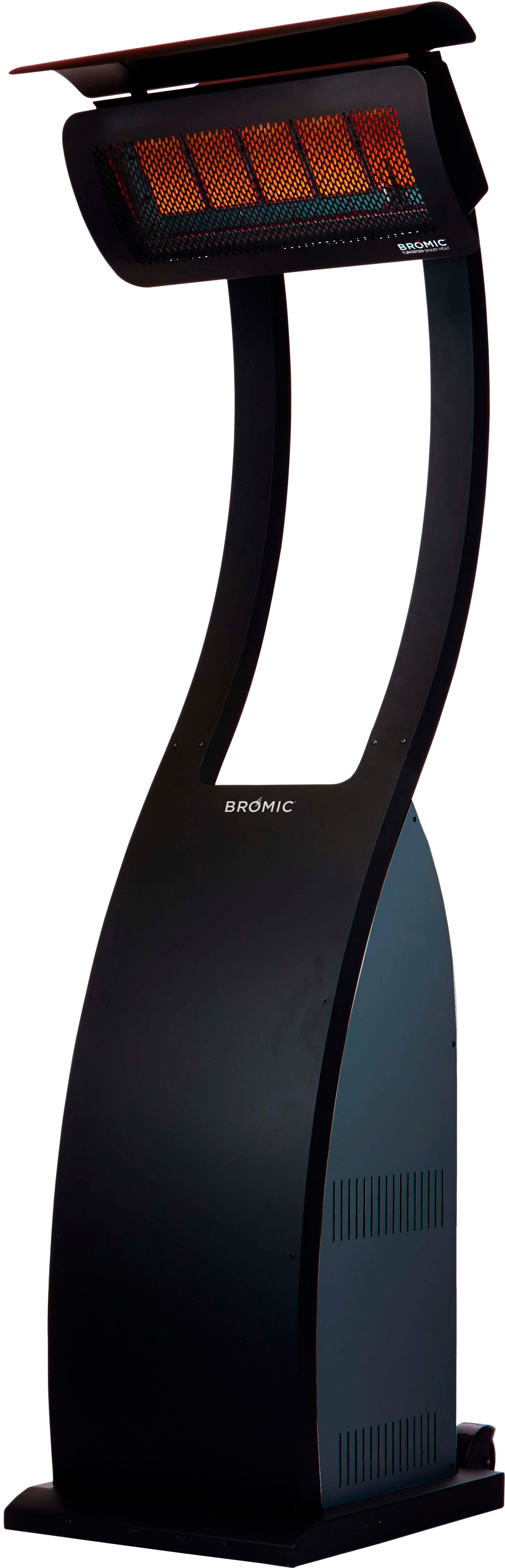 Angle View: Bromic Heating - Portable Patio Heater - Tungsten Portable - LPG - 38,500 BTU - Black - Black