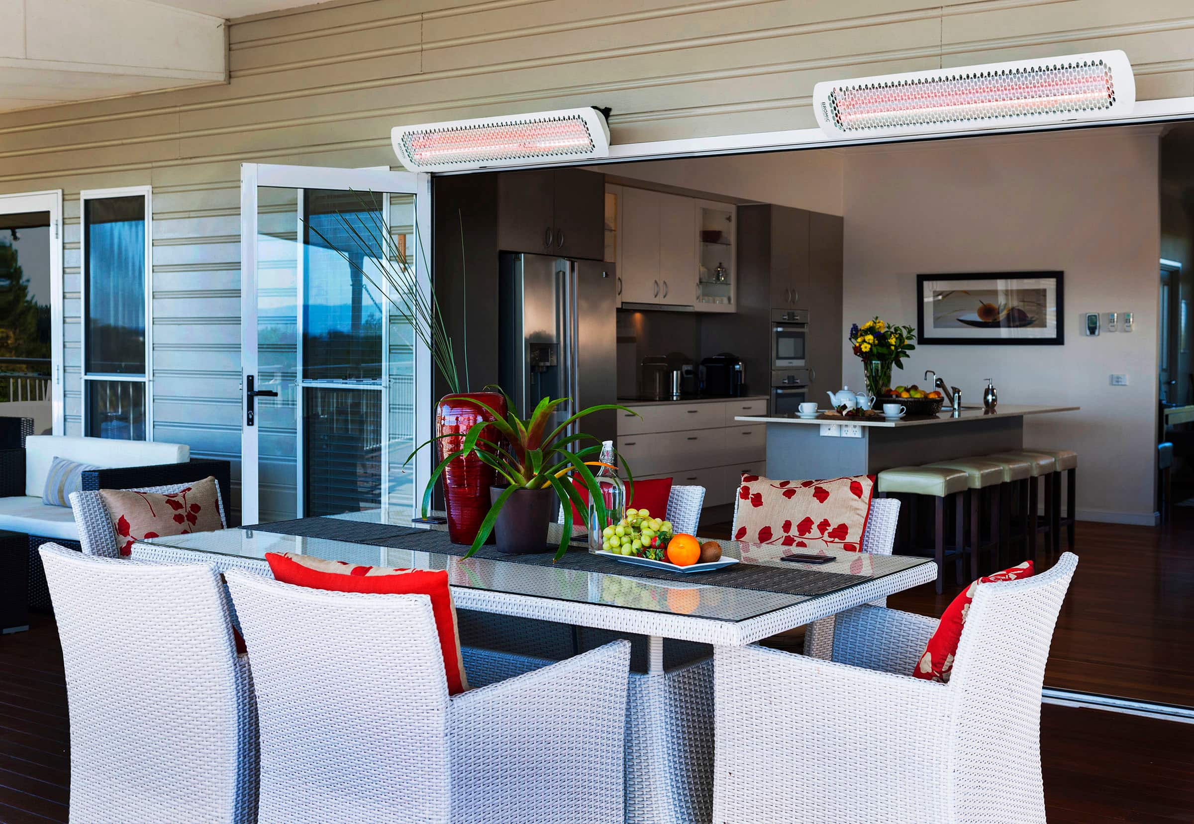 Alt View 12. Bromic Heating - Outdoor Heater - Tungsten Electric - 4000W - 220-240V - White.