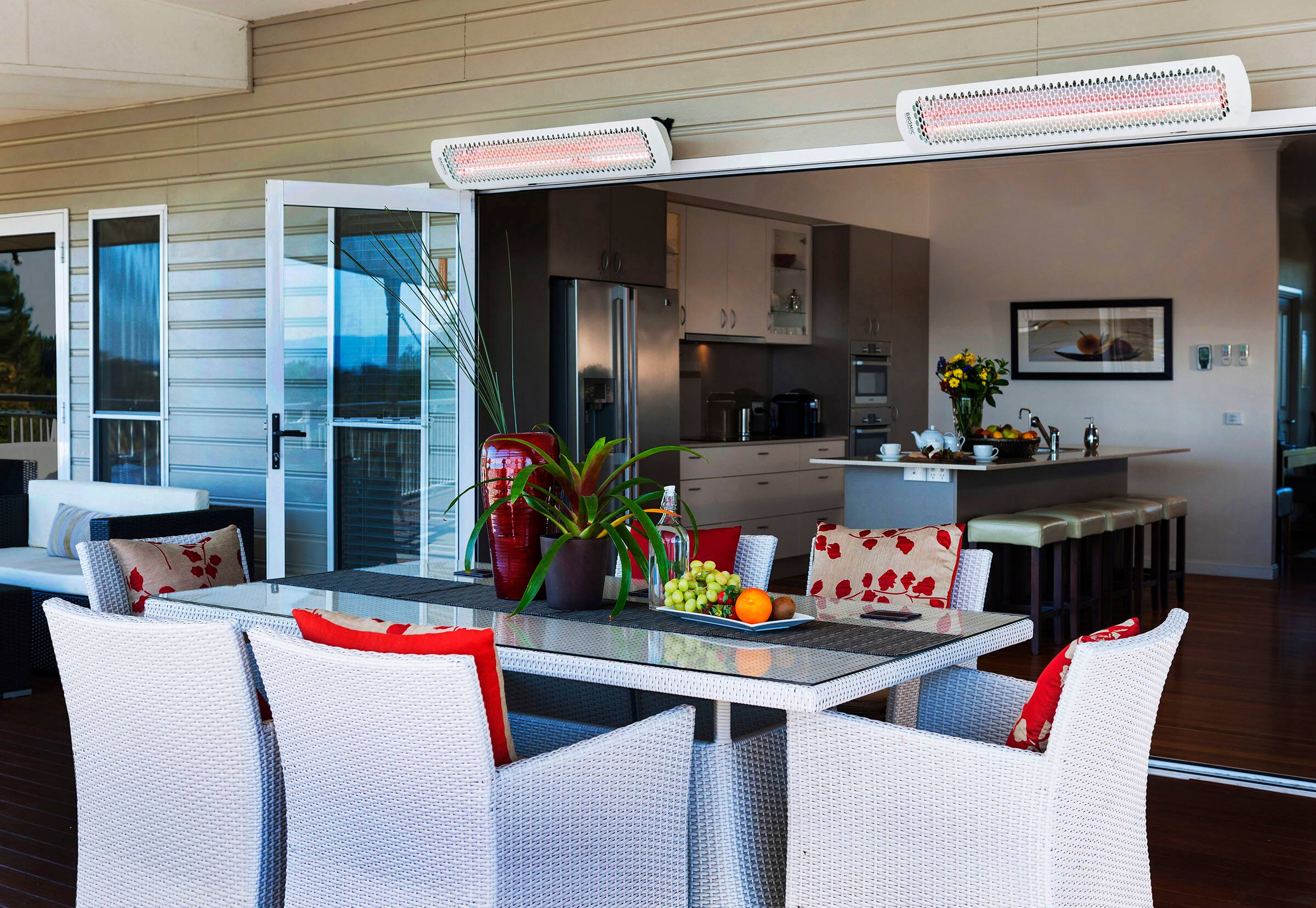 Alt View 12. Bromic Heating - Outdoor Heater - Tungsten Electric - 4000W - 220-240V - White.