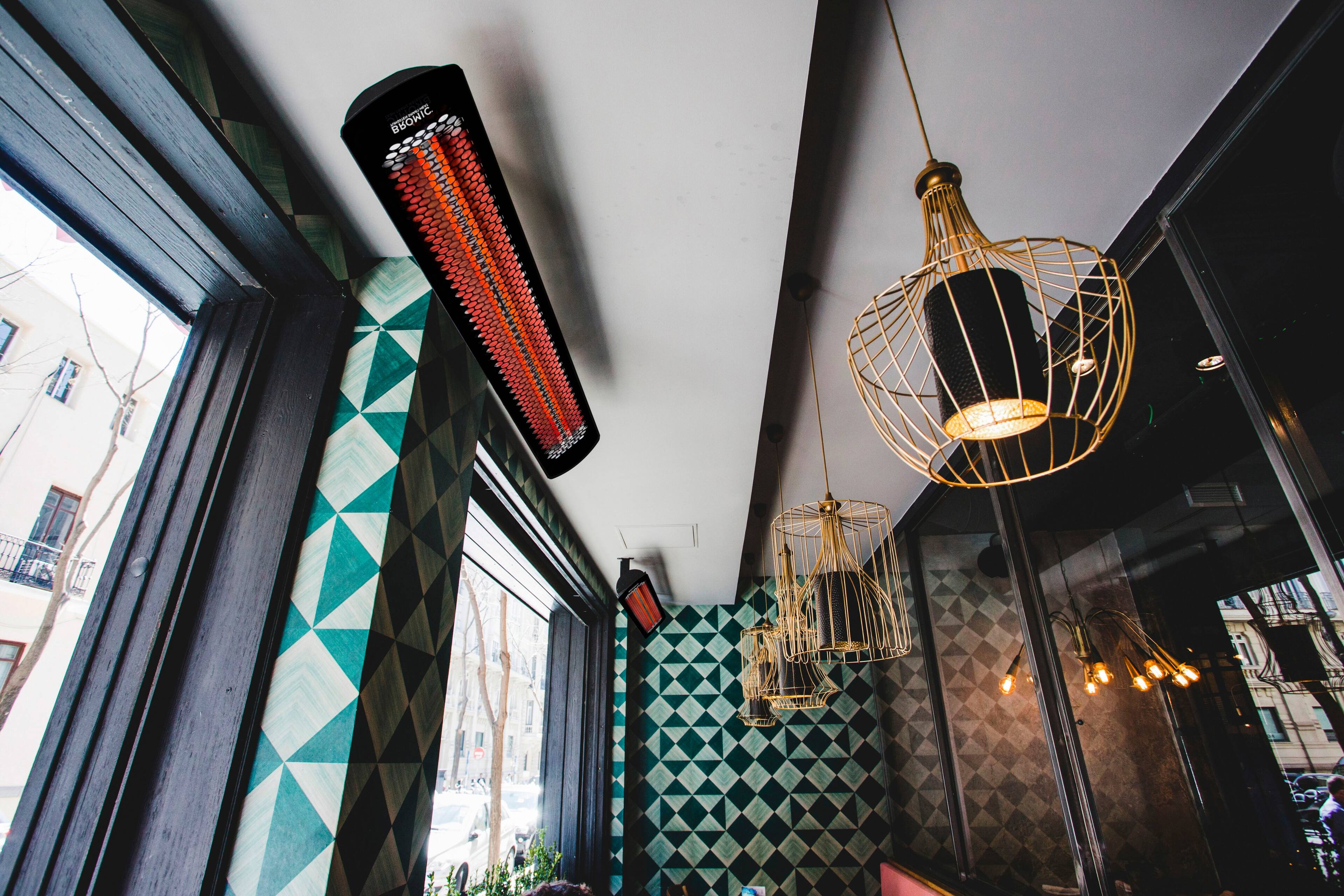 Alt View 13. Bromic Heating - Outdoor Heater - Tungsten Electric - 2000W - 220-240V - Black.